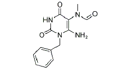 6-Amino-1-benzyl-5-(n-formyl-n-methyl)uracil